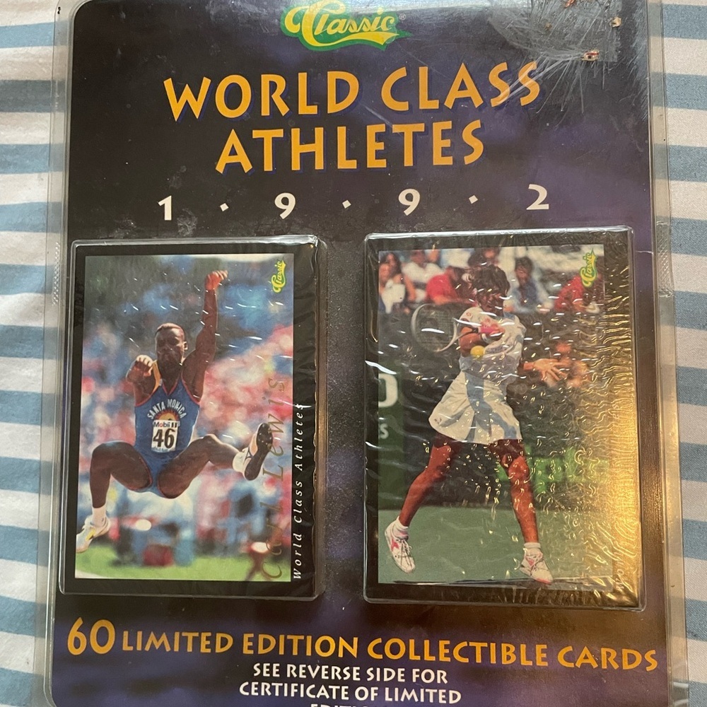 Classic World Class Athletes 1992 Limited Edition Cards
